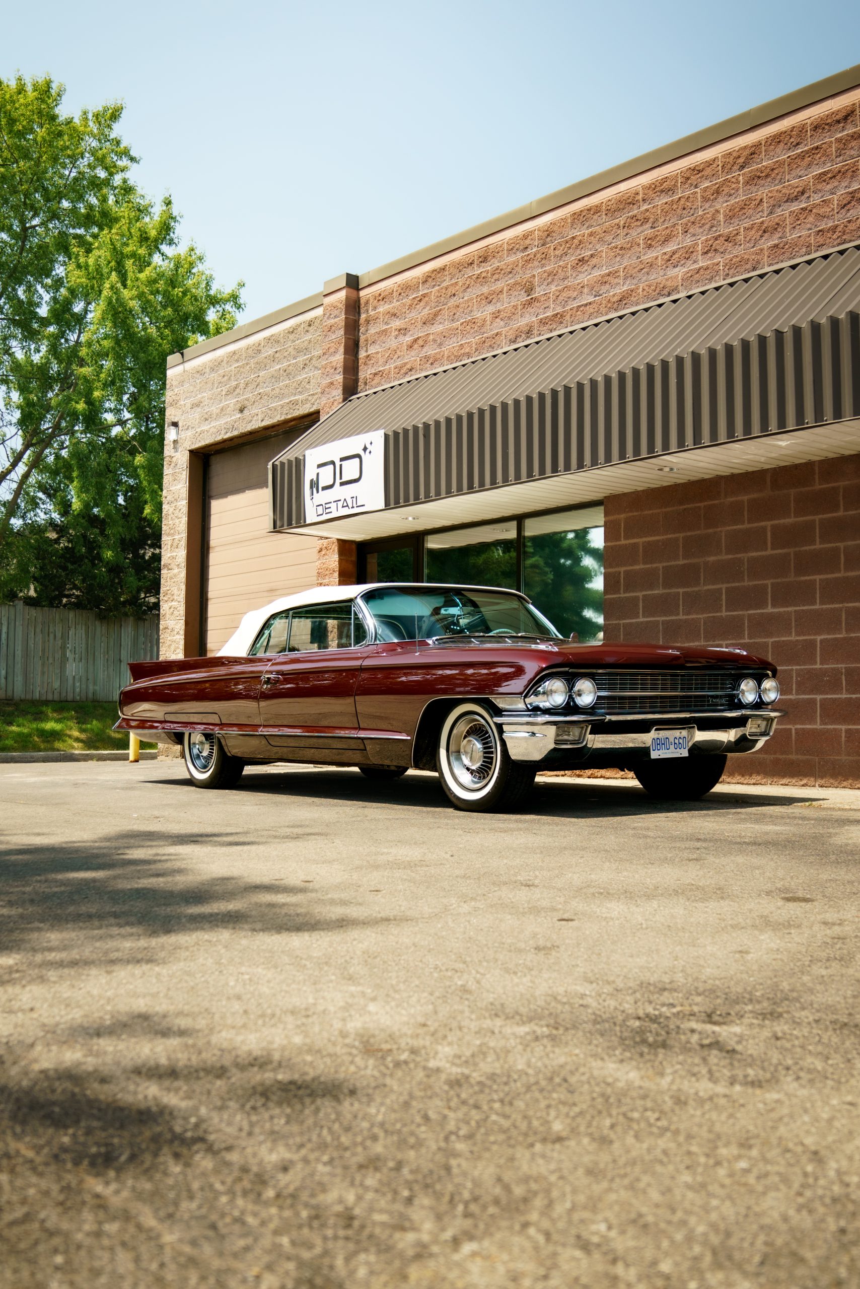 Paint protection and detailing shop background